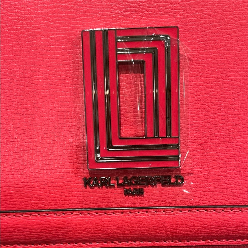 Karl Lagerfeld Vibrant Red Crossbody Bag - Picture 6 of 6